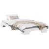 vidaXL Cadre de lit Blanc 80 x 200 cm Pin massif