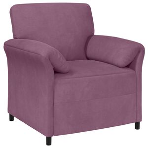 vidaXL Canap&eacute; 1 place Pourpre 88 x 83 x 95 cm Velours