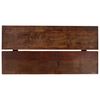vidaXL Table de bar Bois de r&eacute;cup&eacute;ration massif Marron fonc&eacute;