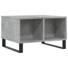 vidaXL Table basse Gris béton 60x50x36,5 cm Bois d'ingénierie