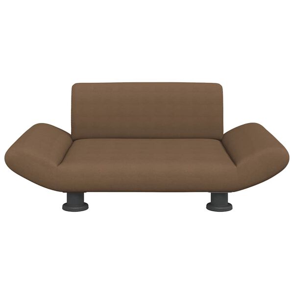 vidaXL Lit pour chien marron 70x45x28 cm tissu