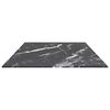 vidaXL Dessus de table noir 100x50 cm 6 mm verre tremp&eacute; design marbre
