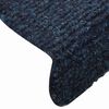 vidaXL Tapis d'escalier autocollants 5 pi&egrave;ces 65 x 21 x 4 cm Bleu marine Demi-rond Grand