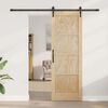 vidaXL Porte coulissante ORKDAL Marron 73,5 x 211 cm