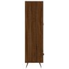 vidaXL Buffet haut ch&ecirc;ne marron 69,5x31x115 cm bois d'ing&eacute;nierie