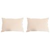 vidaXL Oreiller 2 pc 70 x 90 cm Toutes saisons Fibre de Kapok Beige