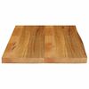 vidaXL Dessus de table à bord vivant 70x60x2,5 cm bois massif manguier