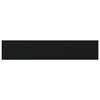vidaXL Panneaux de biblioth&egrave;que 4 pcs Noir 100x20x1,5 cm Agglom&eacute;r&eacute;