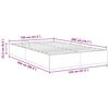 vidaXL Lit de Rangement avec matelas Taupe 120 x 200 cm tissu