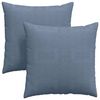 vidaXL Coussins de canap&eacute; 2 pcs Bleu 60 x 60 cm