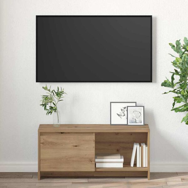 vidaXL Ensemble meuble TV Ch&ecirc;ne artisanal 90 x 35 x 40 cm