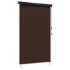 vidaXL Store enrouleur Marron 100 x 250 cm Tissu et Aluminium