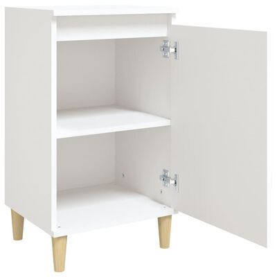 vidaXL Tables de chevet 2 pcs blanc 40x35x70 cm bois d'ingénierie