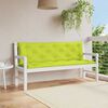 vidaXL Coussin de banc de jardin vert vif 150x(50+50)x7cm tissu oxford