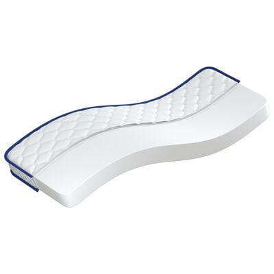 vidaXL Matelas en mousse à mémoire de forme blanc 70x200x17 cm