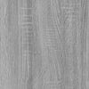 vidaXL Biblioth&egrave;que Sonoma gris 40x33x100 cm Bois d'ing&eacute;nierie acier