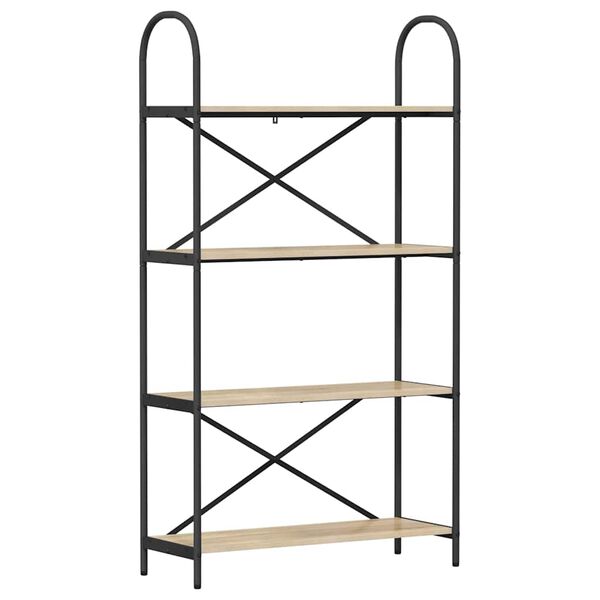 vidaXL &Eacute;tag&egrave;re Ch&ecirc;ne Sonoma 80 x 30 x 146 cm Bois d'ing&eacute;nierie