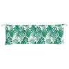 vidaXL Coussins de banc de jardin lot de 2 motif de feuilles