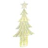 vidaXL Sapin de No&euml;l 240 LED Blanc chaud 181 cm PET