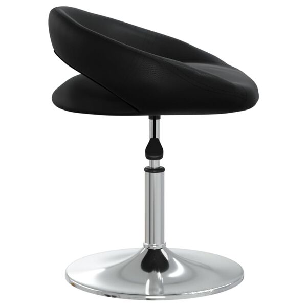 vidaXL Tabouret de bar Noir Similicuir