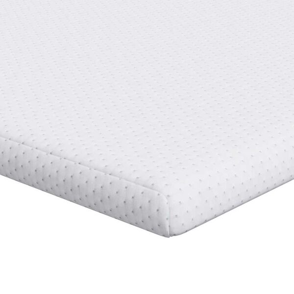 vidaXL Surmatelas Blanc 160 x 200 cm Tissu Jacquard