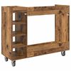 vidaXL Armoire de Golf avec roue Uni Bois ancien 120 x 45 x 98 cm