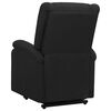 vidaXL Fauteuil Noir Tissu