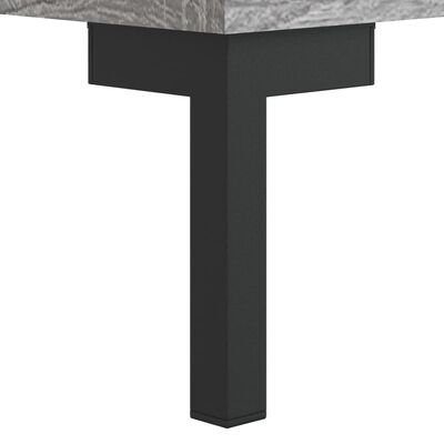 vidaXL Table de chevet sonoma gris 40x40x66 cm bois d'ingénierie