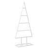 vidaXL Arbre de No&euml;l en m&eacute;tal KUOPIO 60 cm Acier Blanc