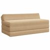 vidaXL Canap&eacute;-lit pliable Gris vert 120 x 60 x 49 cm Tissu