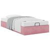 vidaXL Cadre de lit ottoman sans matelas rose 90x190 cm velours