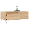 vidaXL Table basse Ch&ecirc;ne sonoma 90x50x36,5 cm Bois d'ing&eacute;nierie