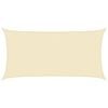 vidaXL Voile d'ombrage 160 g/m&sup2; Cr&egrave;me 2,5x4,5 m PEHD