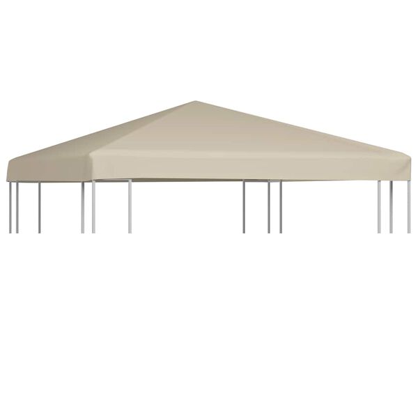 vidaXL Couverture de toit de belv&eacute;d&egrave;re 310 g / m&sup2; 3x3 m Beige