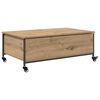vidaXL Table basse Ch&ecirc;ne artisanal 91 x 55 x 32 cm Bois d'ing&eacute;nierie