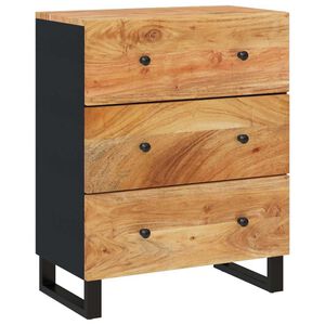 vidaXL Buffet 60x33x75 cm Bois massif d'acacia