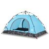 vidaXL Tente de camping 3 personnes bleu lib&eacute;ration rapide