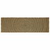 vidaXL Tapis Naturel et Noir 80 x 250 cm Jute