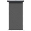 vidaXL Store lat&eacute;ral de balcon 100% polyester fer acier