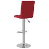vidaXL Tabouret de bar Rouge bordeaux Tissu