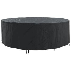 vidaXL Housse pour meubles 279 x 279 x 71 cm Tissu Oxford 420D Rond
