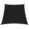 vidaXL Voile de parasol Tissu Oxford trap&egrave;ze 2/4x3 m Noir