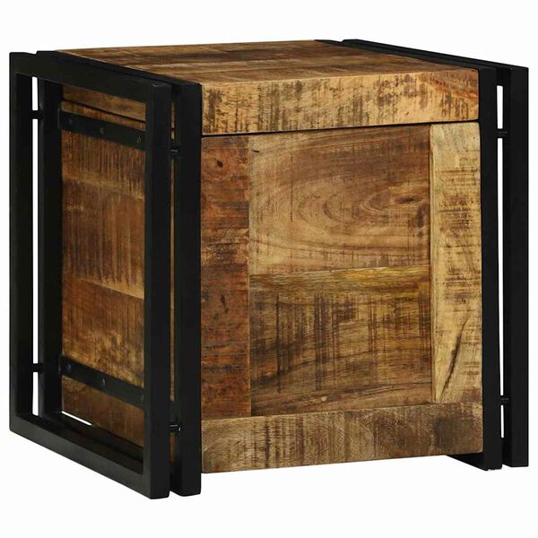 vidaXL Boîte de Rangement 40 x 40 x 40 cm bois de manguier massif