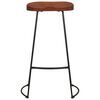 vidaXL Tabourets de bar Gavin lot de 2 50x40x78cm bois massif manguier