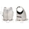 vidaXL Cuirasse d'armure corporelle chevalier m&eacute;di&eacute;val Argent&eacute; Acier