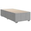 vidaXL Cadre de lit sans matelas gris clair 90x190 cm tissu