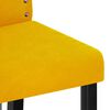 vidaXL Chaises &agrave; manger lot de 4 jaune velours