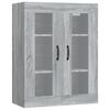 vidaXL Armoire murale suspendue Sonoma gris 69,5x34x90 cm