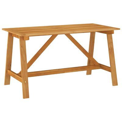 vidaXL Ensemble à manger de jardin 5 pcs Bois d'acacia solide