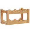 vidaXL Casier &agrave; bouteilles 6 bouteilles 37x21x21 cm Bois de ch&ecirc;ne